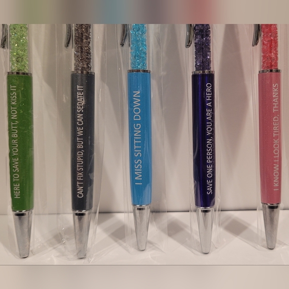 🖤 Pens with Quotes for Any Staff/Job Employee. Sold Separately - Picture 2 of 4
